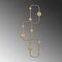 Wallity Lizzard-A Gancho de Pared Dorado
